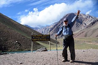 29 Jerome Ryan Happy To Be At Laguna de Horcones Almost To The Aconcagua Park Exit To Penitentes.jpg
